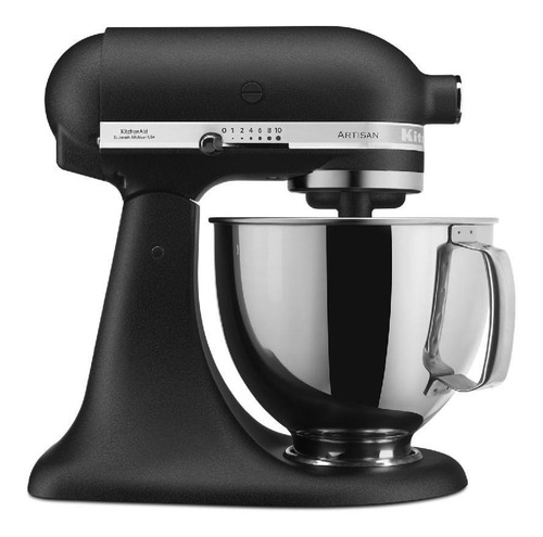 Batidora Kitchenaid Artisan Plus 4,8 Litros Negro Mate Rksm175psrbk