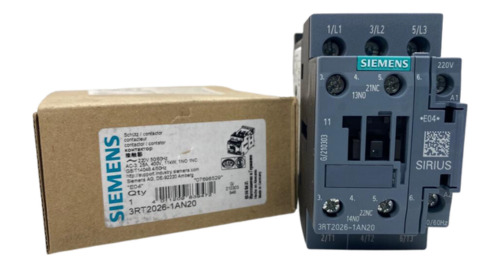 Contator Trip.25a 1na 220v Siemens 3rt2026-1an20