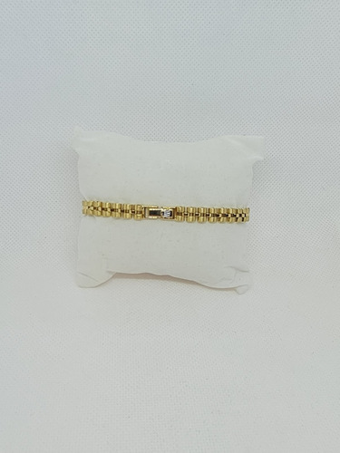 Pulsera Tejido Especial, Fuera De Lo Común En 14k