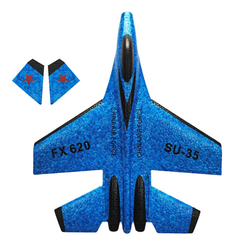 Avión De Control Remoto De Avión De Fija Fácil De Azul