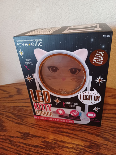 Love Ellie Espejo Giratorio Para Gatitos Con Luz Led