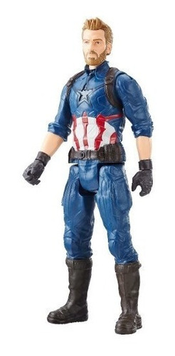 Titan Hero Figura Captain America 12 Pulgadas Powerfx