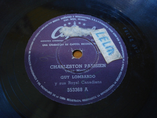 Pasta Guy Lombardo Royal Canadians Capitol 353368 20997 C35 (Usado)
