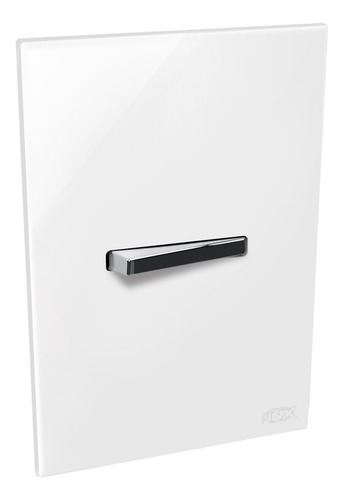1 Interruptor Jnx Legacy-r Branco Cromado Lbc03r