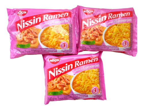 Nissin Ramen De Camarón X 3 Und - g a $29