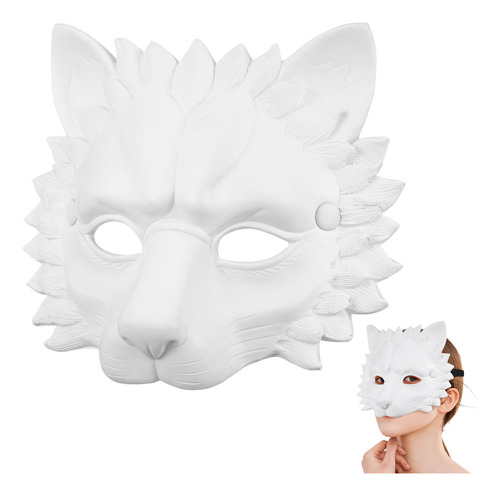 1 Máscara De León 3d Para Cosplay De Halloween, Máscara De L