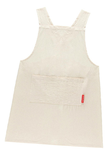 Costas Cruzadas De Algodão Leve Com 2 Bolsos