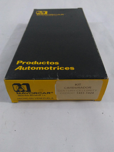 Kit De Carburador Chev Century/celebrity (2 Bocas)