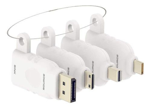 4 Adaptadores Hdmi A Dp Mini Dp Mini Hdmi Usb C