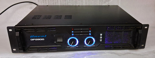 Amplificador Potencia Op 2800 500 W Oneal Preto 500 W (Usado)
