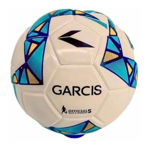 Balón De Fútbol Garcis N° 5 Vulcanizado Terminado En Charol 