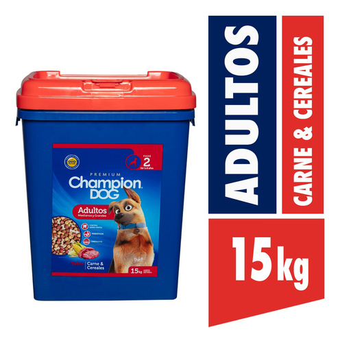 Champion Dog Adulto Carne Y Cereales 15kg