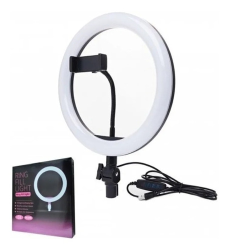 Anillo Aro De Luz Led 26cm Con Soporte Para Celular