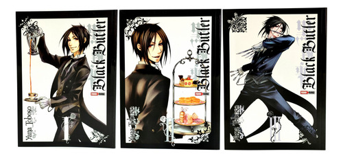 Black Butler 1, 2 Y 3 Manga Panini Español Pack