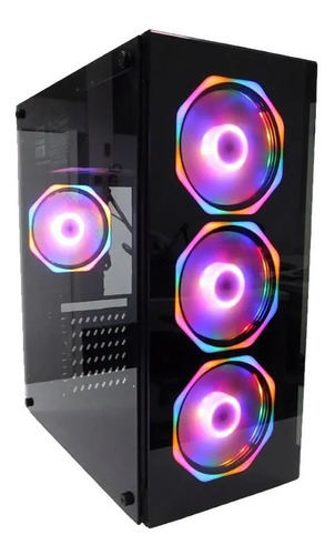 Imagem 4 de 6 de Pc Cpu Gamer Amd Ryzen 7 8gb Ssd 480gb Gtx 1050ti 4gb F600w