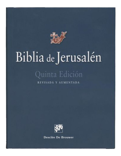 Libro Biblia De Jerusalen Manual Modelo 1 Tapa Dura