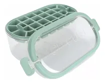 Comprar Hielera Cubetera Contenedor De Hielos Con Tapa Manija Y Pala