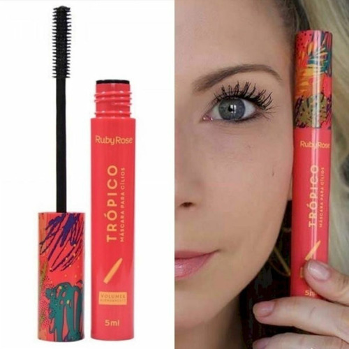 Máscara Para Cílios Trópico Volume E Alongamento Ruby Rose