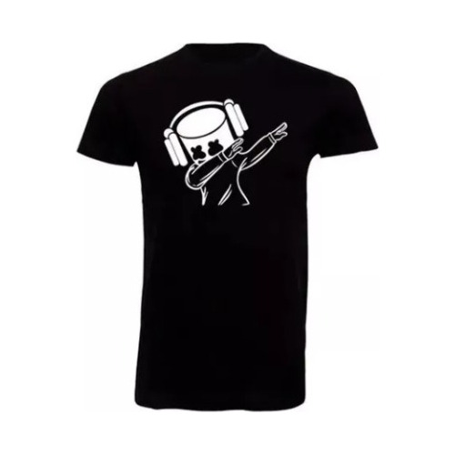 Polera De Algodón Para Hombre Dj Marshmello Baila *