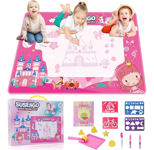 Gran Magic Doodle Mat Bag Pink Theme Coloring Escribir ...