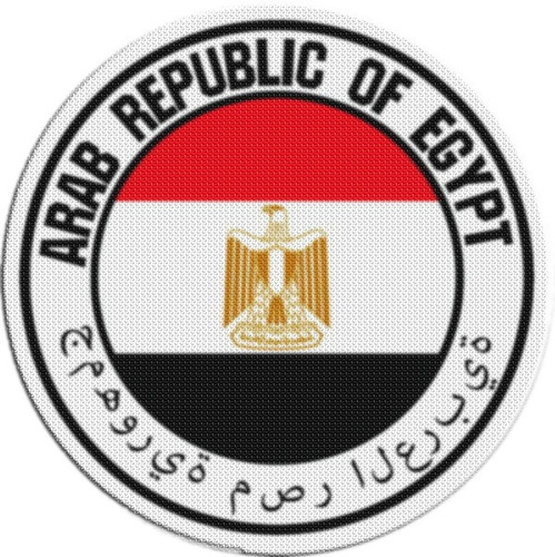 Parche Escudo Circular Egipto M02