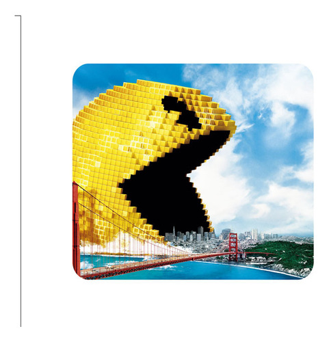 Mouse Pad 21x19.5 Pac Man Pelicula Pixels Gamers Diseño 557