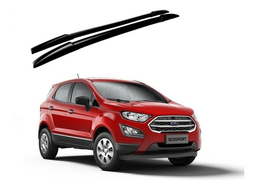 Imagem 1 de 2 de Longarina De Teto Decorativa Preta Ford Ecosport