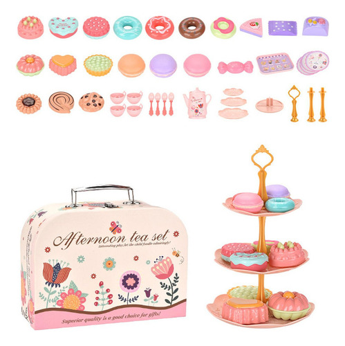Wuchuang A Juego De Té Para Niñas Pequeñas Diy Princesa