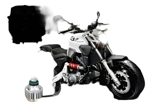 Motos Universal Linterna Bombilla Led Brillante Hid Blanco 3