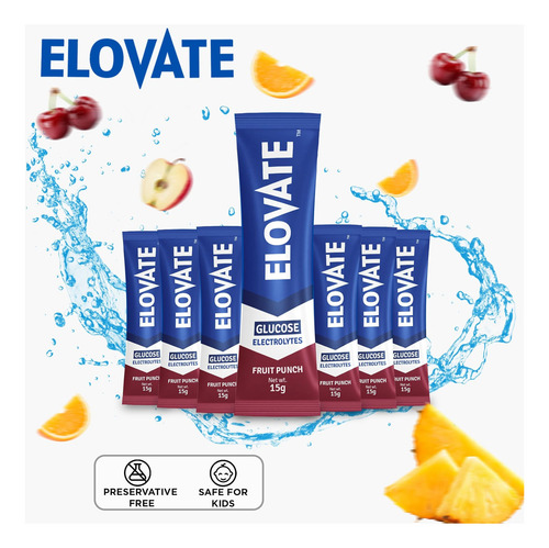 Elovate 15 - Mistura Para Bebida Eletrolítica Com 8 Gramas D