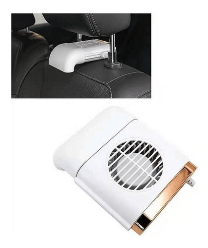 Ventilador Automovil Escape Usb Para Asiento De Auto 12v 24v