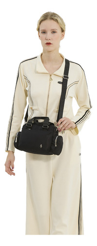 Crossbody Para Mujer Hpc Polo Modelo: 1130-l-negro Color Negro