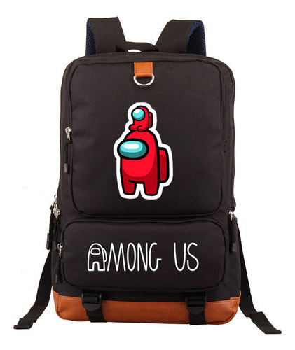 Mochila Casual Jovem Estudante De Gran Capacidad Among Us