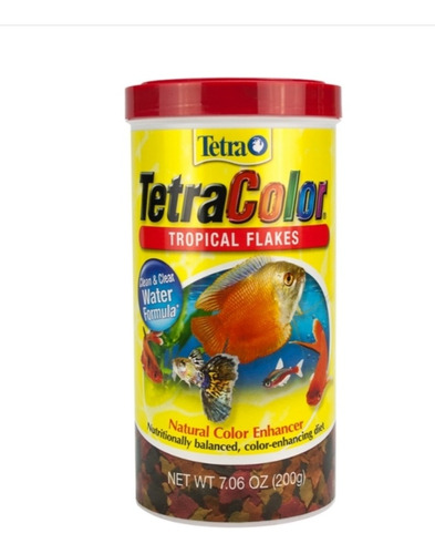 Tetracolor Tropical Flakes 200 Grs 7.06 Oz