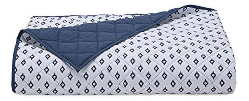 Juego De Colcha Lemontree Marino King Size Dobel Vista