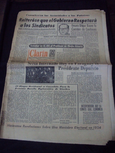 Diario Clarin  (14 Octubre 1955) - Golpe De Estado A Peron