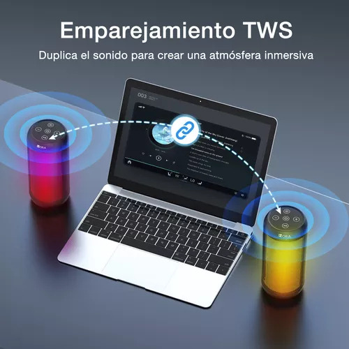 Bocina Portatil Bluetooth 10w Altavoz Inalambrico Recargable