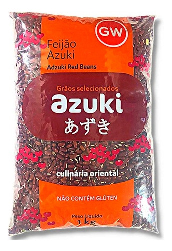 Feijão Azuki Gw - 1kg