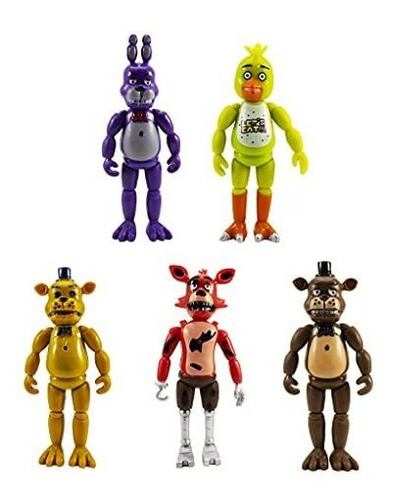 Lev 5 Fnaf Action Figures Toy Set Inspirado En Cinco 8mvrj