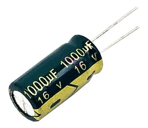 Condensador - Filtro - Capacitor 16v 1000uf Electrolitico