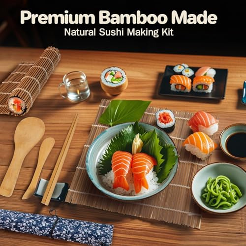 Kit Para Hacer Sushi Natural Tapete Para Enrollar Sushi Kit