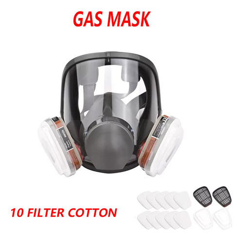 Aa Máscara De Pestañas De Cubierta Completa Gas Mask 3m6800