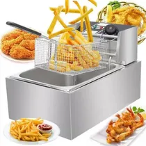 Comprar Freidora Eléctrica 6l Freidora De Pollo Acero Inoxidable