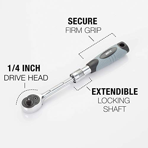 Trinquete Extensible 1/4 Pulgadas E-z Red Mr14