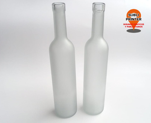 Botellas Pavonada 500 Ml Burdeo Para Pisco