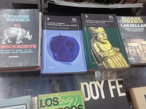 Eugene Ionesco Lote X4 Libro Nuevo Y Usado Sillas Rinoceront