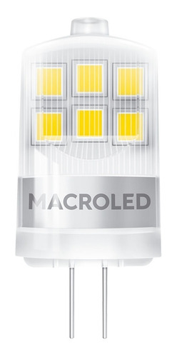 Lampara Led Bipin G4 2w 12v Macroled Fría/cálida Pack X10 