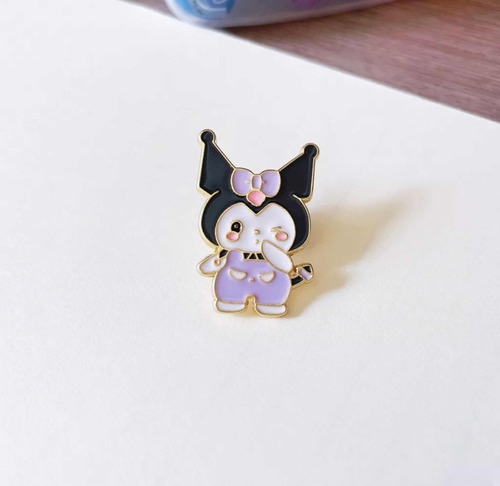 Pin Broche Kuromi Hello Kitty Kawaii 