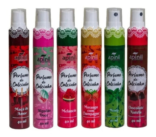 Kit 6 Sabonete Intimo Apinil + 6 Perfume De Calcinha Mulher