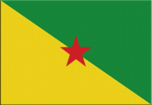 Parche Termoadhesivo Bandera Guayana Francesa